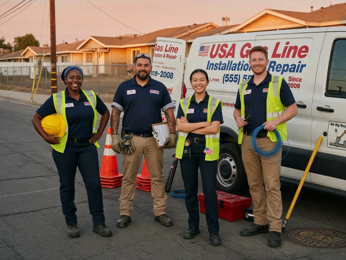Gas Line Installation company in Ong, NE